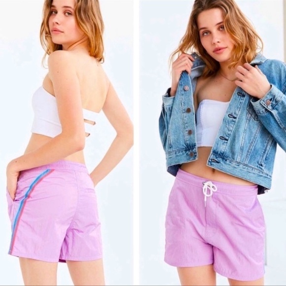 Urban Outfitters BDG El Porto Board Shorts Lavender XS - Picture 1 of 11